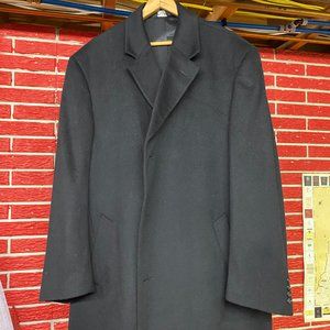 JoS.A. Bank Traditional Fit Wool-Blend Topcoat 42R
